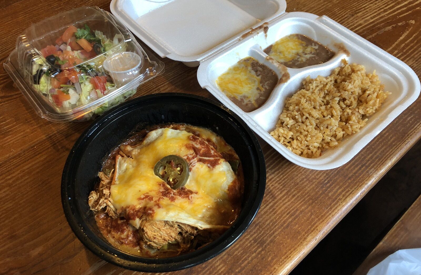 Enchilada combo Kiosko Latino